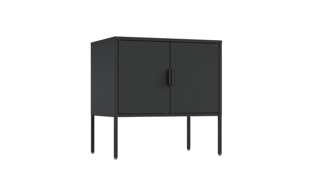 Manhattan Comfort Ava Metal Accent Cabinet With Adjustable Shelves