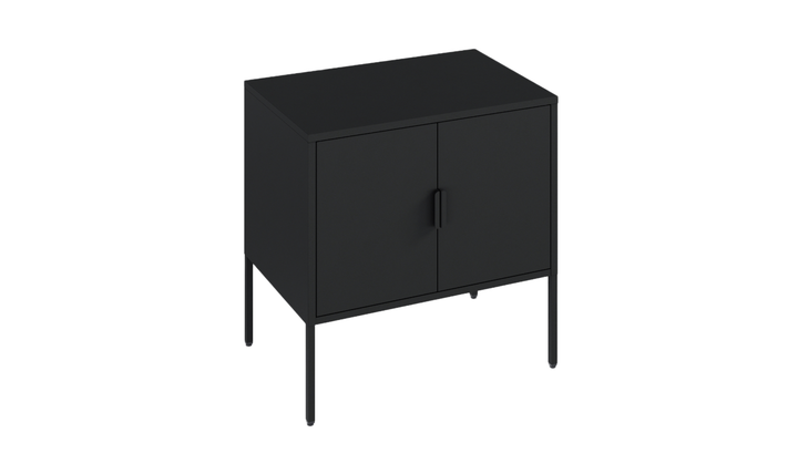 Manhattan Comfort Ava Metal Accent Cabinet With Adjustable Shelves