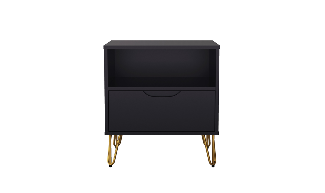 Manhattan Comfort Avira Wooden Nightstand