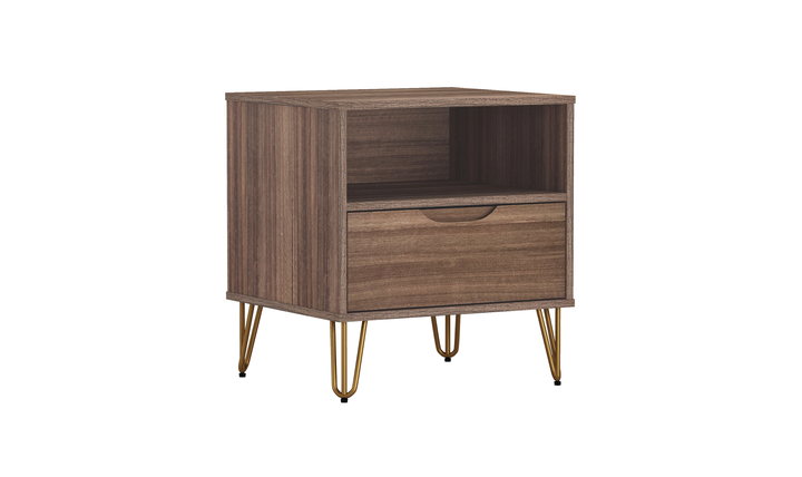Manhattan Comfort Avira Wooden Nightstand - Jennifer Furniture