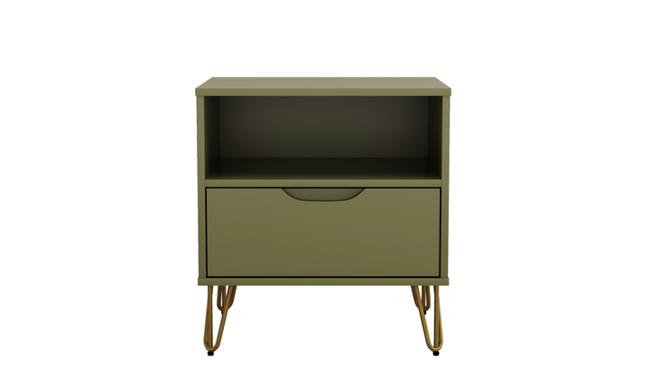 Manhattan Comfort Avira Wooden Nightstand - Jennifer Furniture
