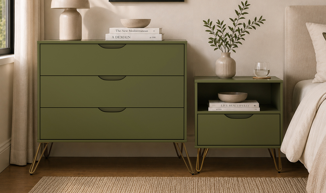 Manhattan Comfort Avira Wooden Nightstand - Jennifer Furniture