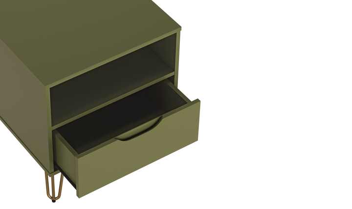 Manhattan Comfort Avira Wooden Nightstand