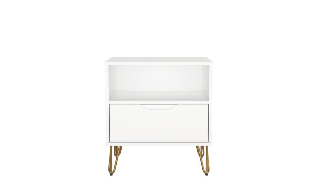 Manhattan Comfort Avira Wooden Nightstand
