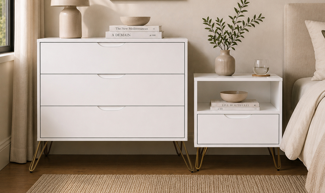 Manhattan Comfort Avira Wooden Nightstand - Jennifer Furniture