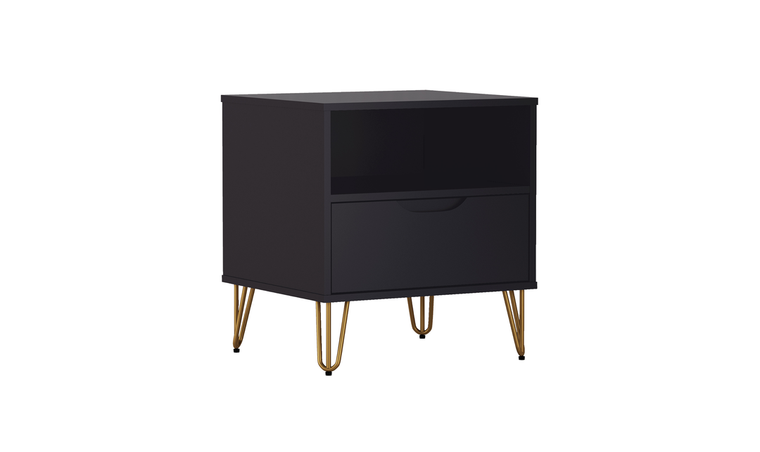 Manhattan Comfort Avira Wooden Nightstand