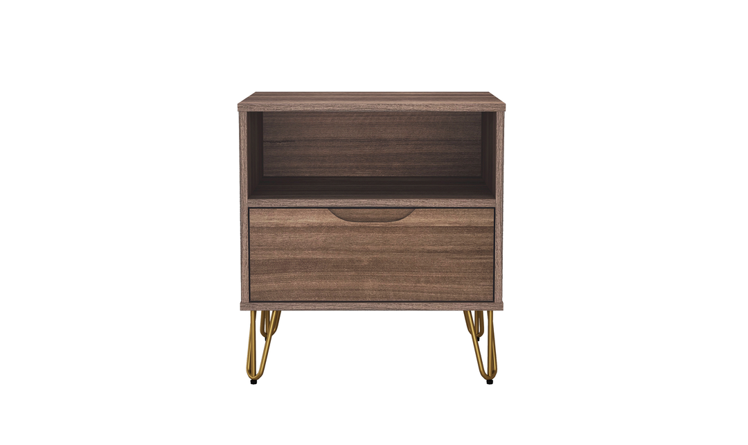 Manhattan Comfort Avira Wooden Nightstand - Jennifer Furniture