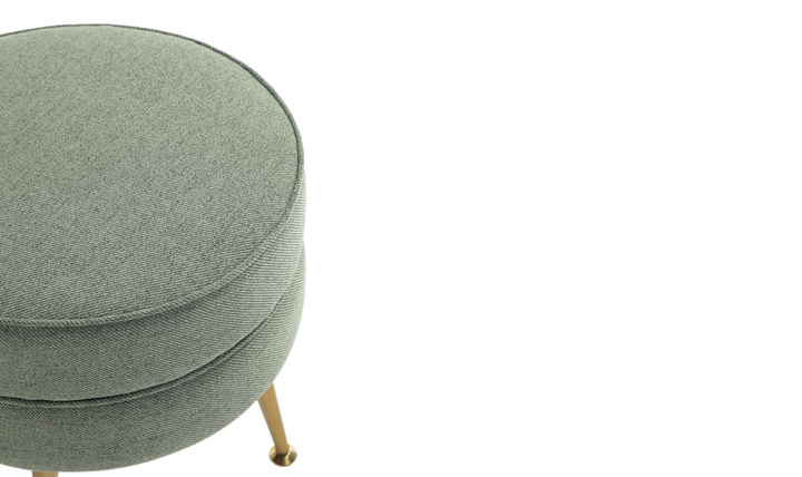 Manhattan Comfort Bailey Upholstered Accent Ottoman