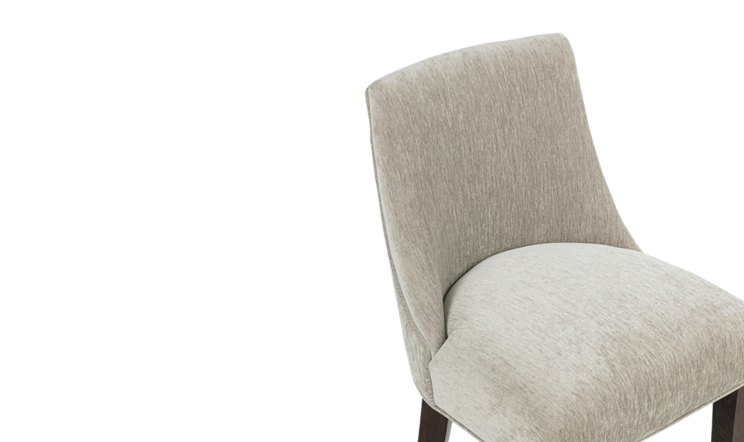 Manhattan Comfort Beever Chenille Wood Counter Stool-jennifer
