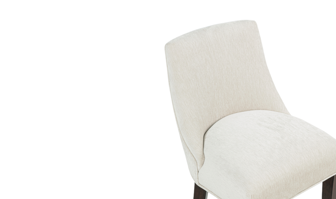 Manhattan Comfort Beever Chenille Wood Counter Stool-jennifer