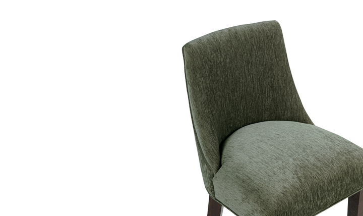 Manhattan Comfort Beever Chenille Wood Counter Stool-jennifer