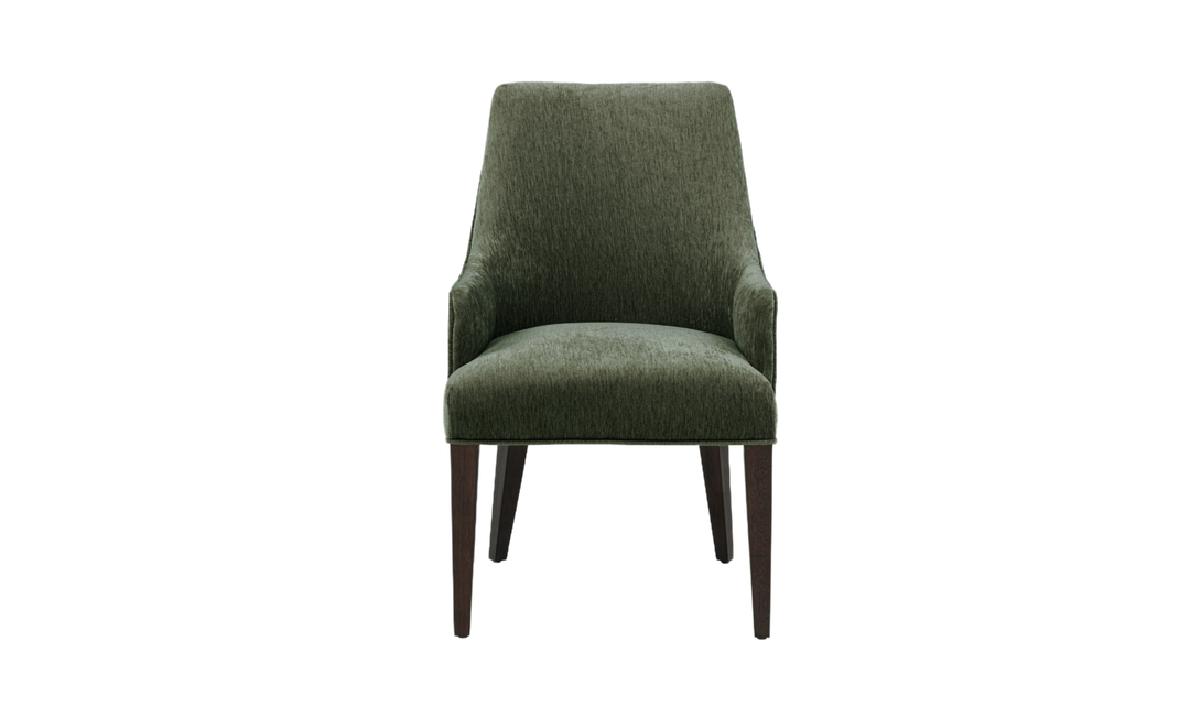 ManhattanComfortBeeverChenilleWoodenArmchair-Jennifer Furniture