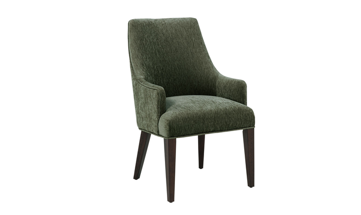 ManhattanComfortBeeverChenilleWoodenArmchair-Jennifer Furniture