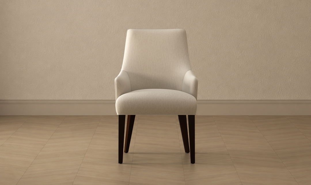 ManhattanComfortBeeverChenilleWoodenArmchair-Jennifer Furniture