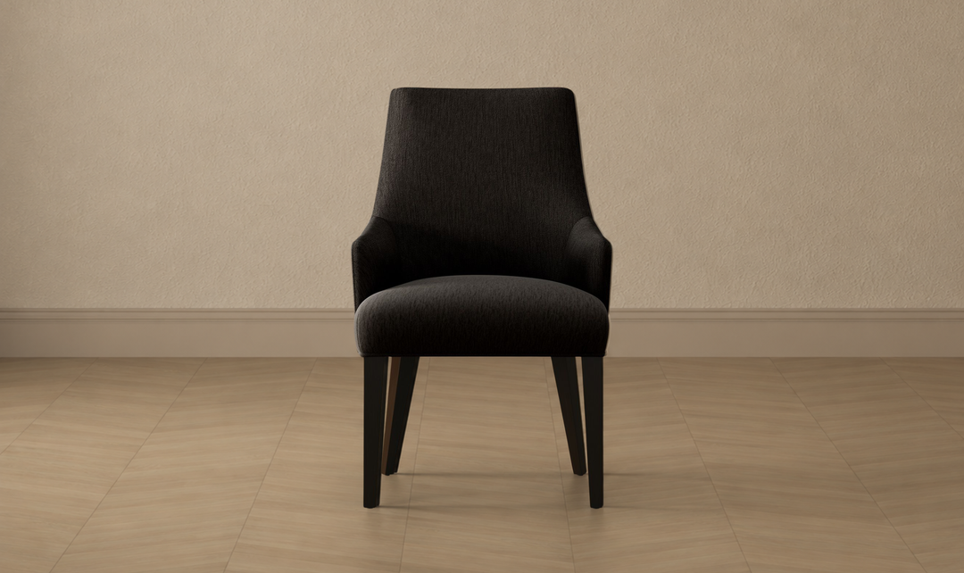 ManhattanComfortBeeverChenilleWoodenArmchair-Jennifer Furniture