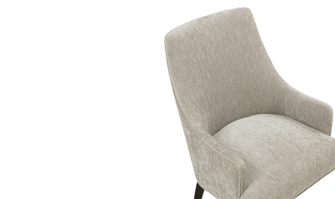 ManhattanComfortBeeverChenilleWoodenArmchair-Jennifer Furniture