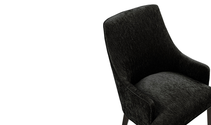 ManhattanComfortBeeverChenilleWoodenArmchair-Jennifer Furniture