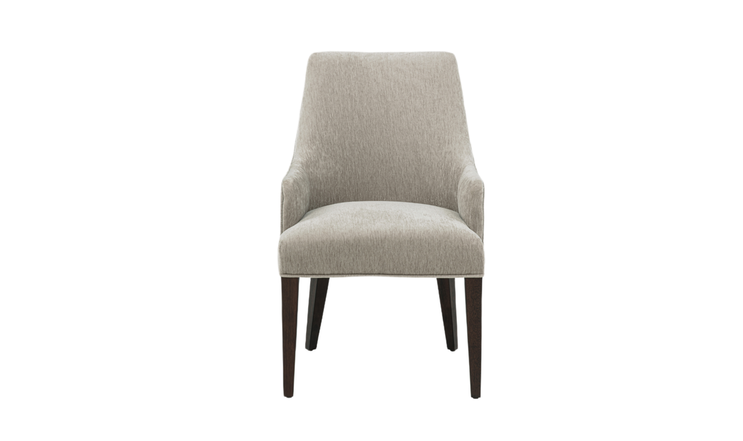 ManhattanComfortBeeverChenilleWoodenArmchair-Jennifer Furniture
