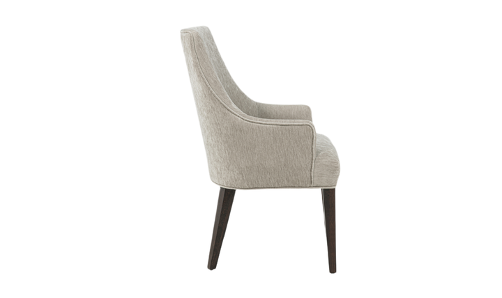 ManhattanComfortBeeverChenilleWoodenArmchair-Jennifer Furniture