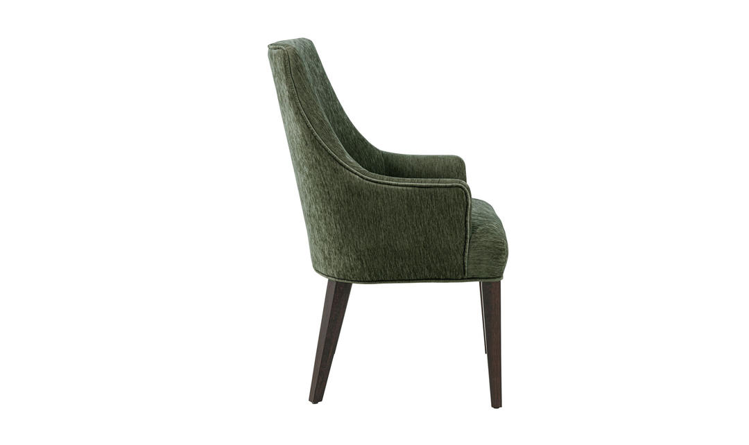 ManhattanComfortBeeverChenilleWoodenArmchair-Jennifer Furniture