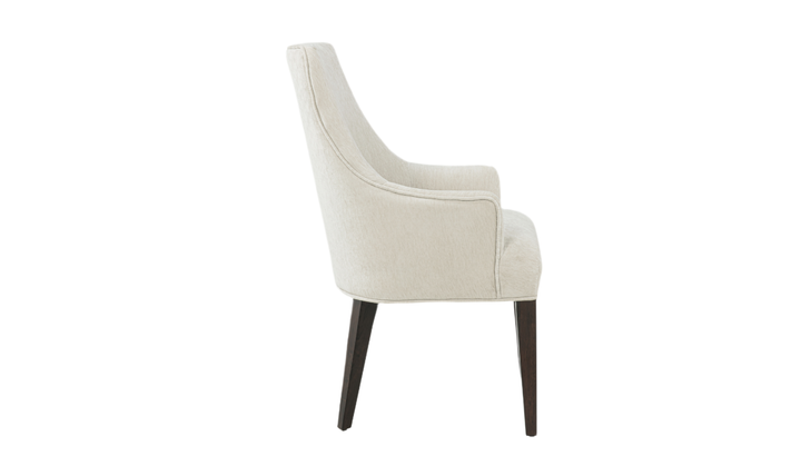 ManhattanComfortBeeverChenilleWoodenArmchair-Jennifer Furniture
