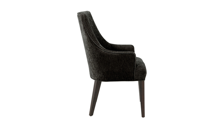 ManhattanComfortBeeverChenilleWoodenArmchair-Jennifer Furniture
