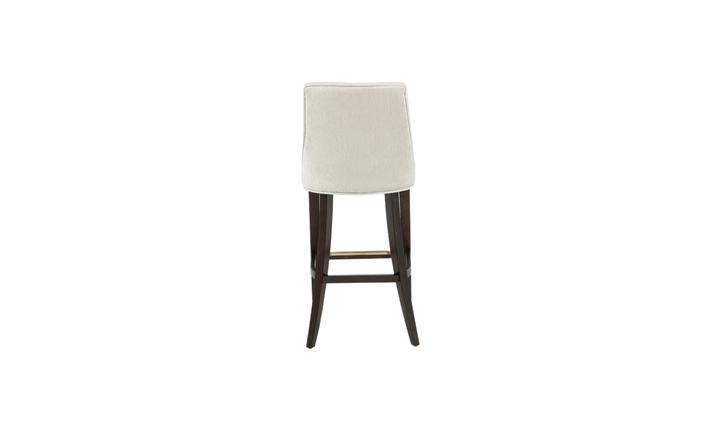 Manhattan Comfort Beever Wood Upholstered Chenille Barstool-Jennifer Furniture