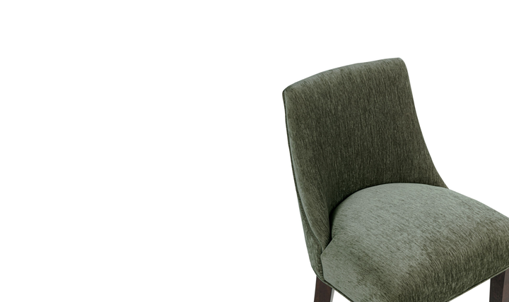 Manhattan Comfort Beever Wood Upholstered Chenille Barstool-Jennifer Furniture