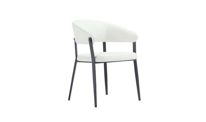 Manhattan Comfort Belle Leatherette Upholstered Dining Chair-Jennifer Furniture
