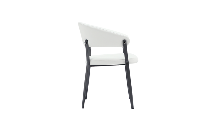 Manhattan Comfort Belle Leatherette Upholstered Dining Chair-Jennifer Furniture