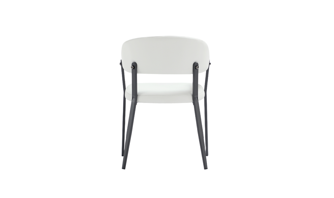 Manhattan Comfort Belle Leatherette Upholstered Dining Chair-Jennifer Furniture