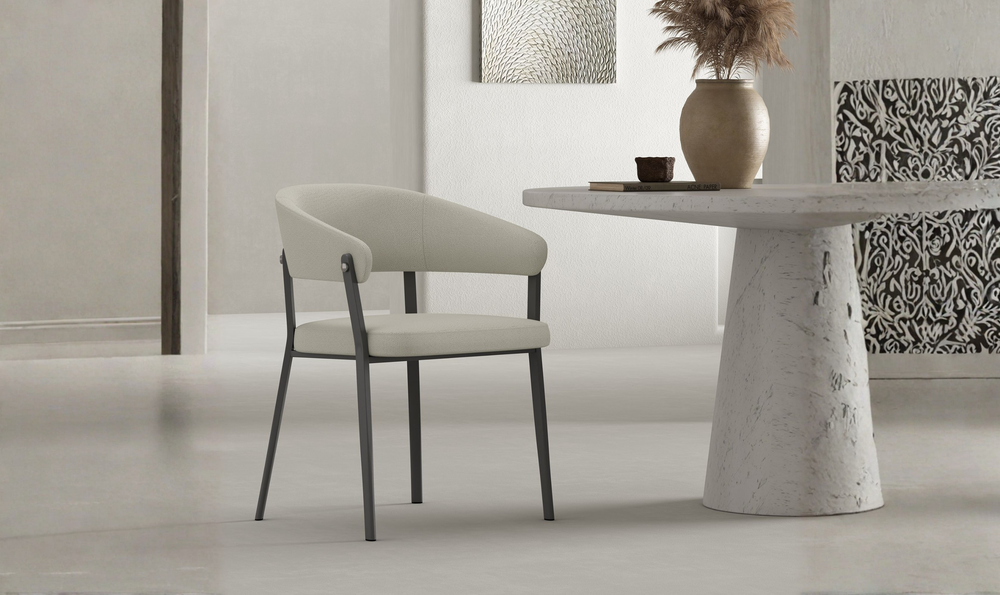 Manhattan Comfort Belle Leatherette Upholstered Dining Chair-Jennifer Furniture