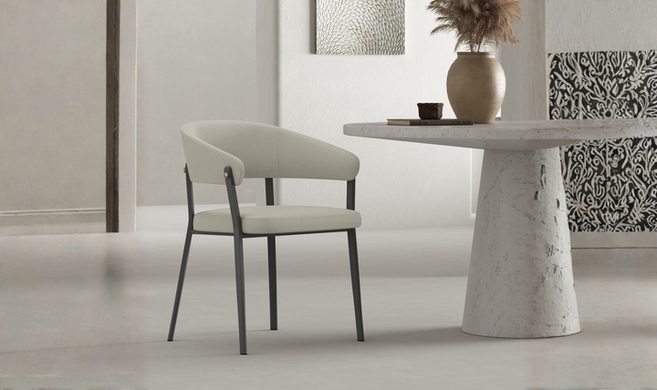 Manhattan Comfort Belle Leatherette Upholstered Dining Chair-Jennifer Furniture