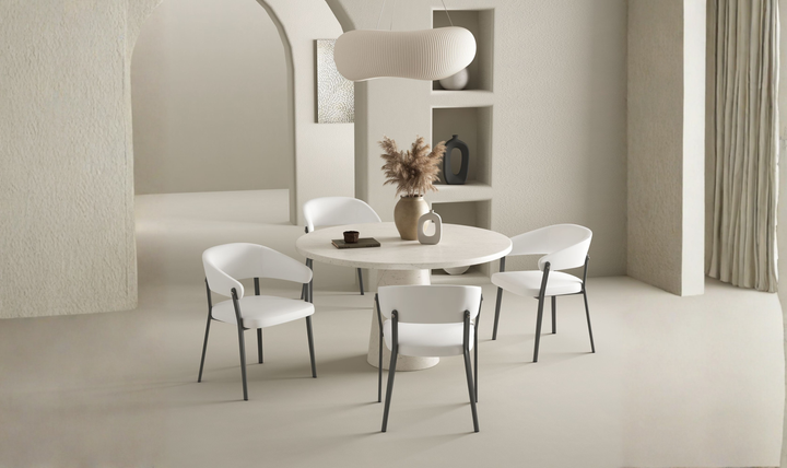 Manhattan Comfort Belle Leatherette Upholstered Dining Chair-Jennifer Furniture