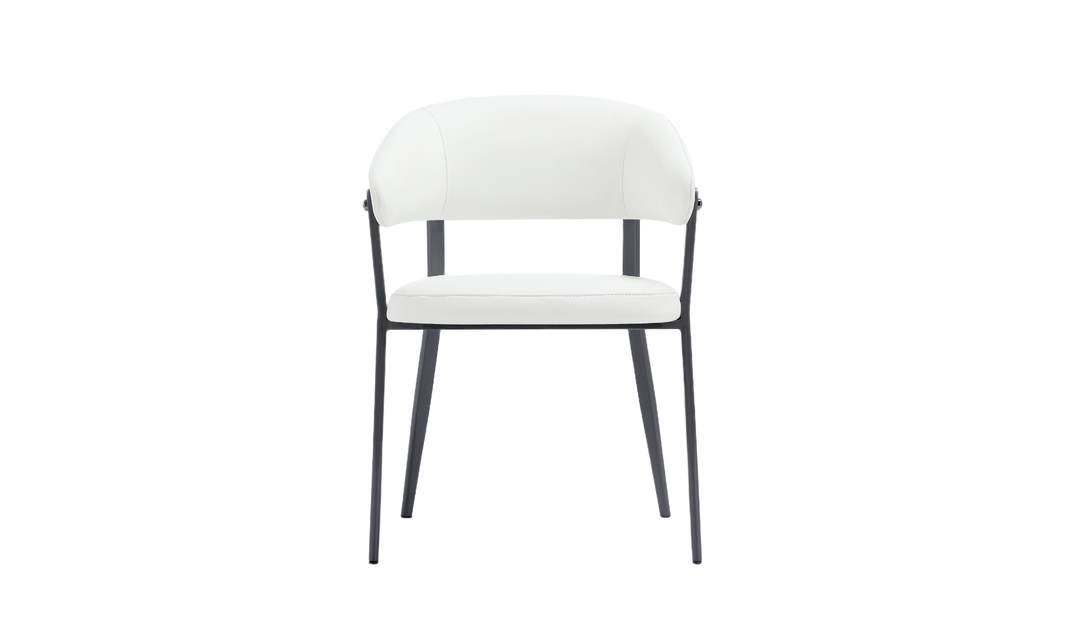 Manhattan Comfort Belle Leatherette Upholstered Dining Chair-Jennifer Furniture