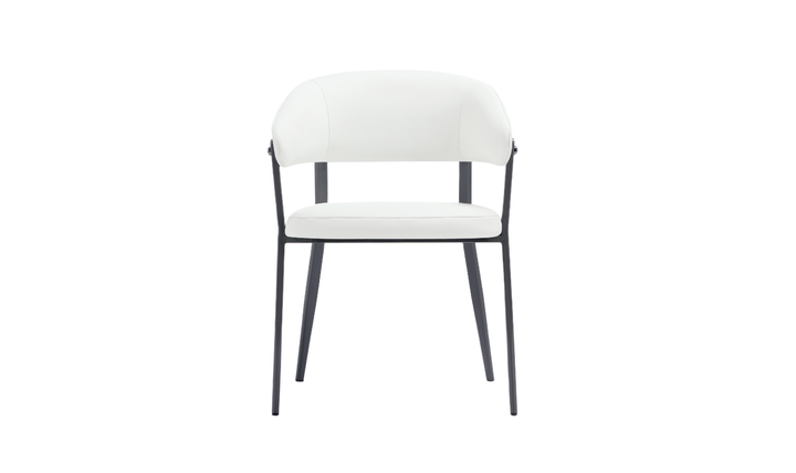 Manhattan Comfort Belle Leatherette Upholstered Dining Chair-Jennifer Furniture