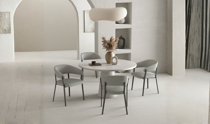 Manhattan Comfort Belle Leatherette Upholstered Dining Chair-Jennifer Furniture