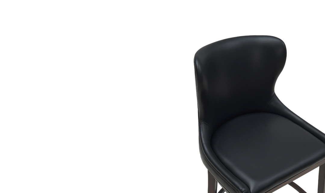 Manhattan Comfort Blair Wood Upholstered Barstool-Jennifer Furniture