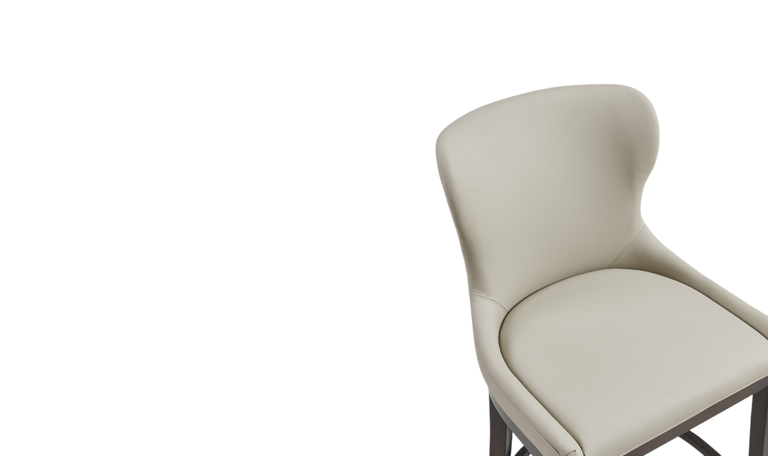 Manhattan Comfort Blair Wood Upholstered Barstool-Jennifer Furniture