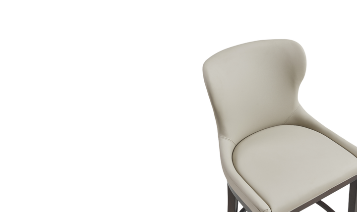 Manhattan Comfort Blair Wood Upholstered Barstool-Jennifer Furniture