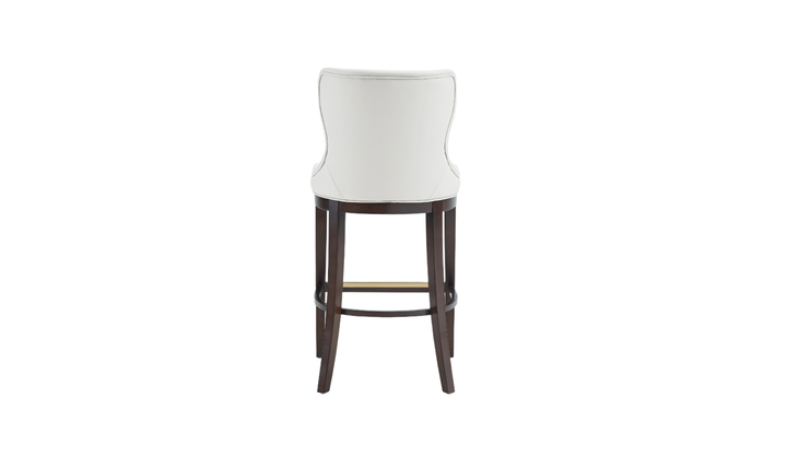 Manhattan Comfort Blair Wood Upholstered Barstool-Jennifer Furniture