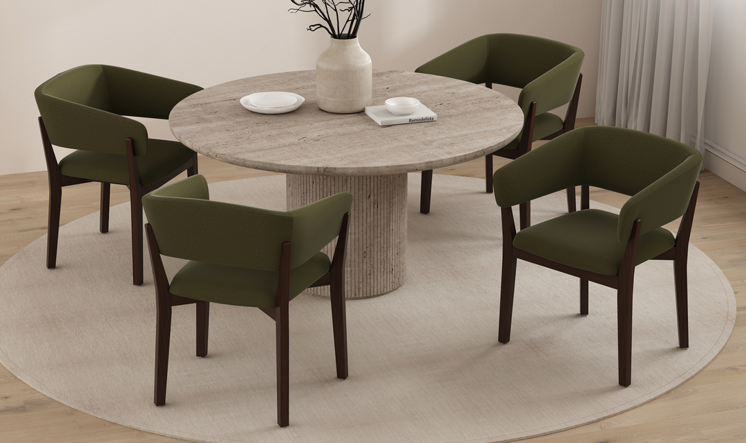 Manhattan Comfort Blake Faux Fabric Mohair Wood Base Armchair
