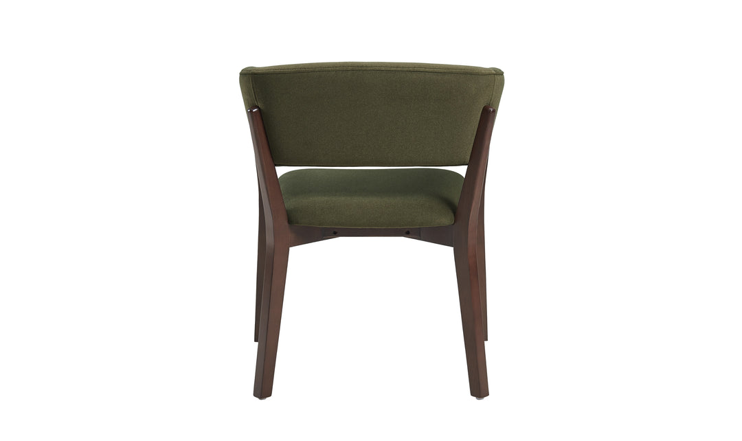 Manhattan Comfort Blake Faux Fabric Mohair Wood Base Armchair