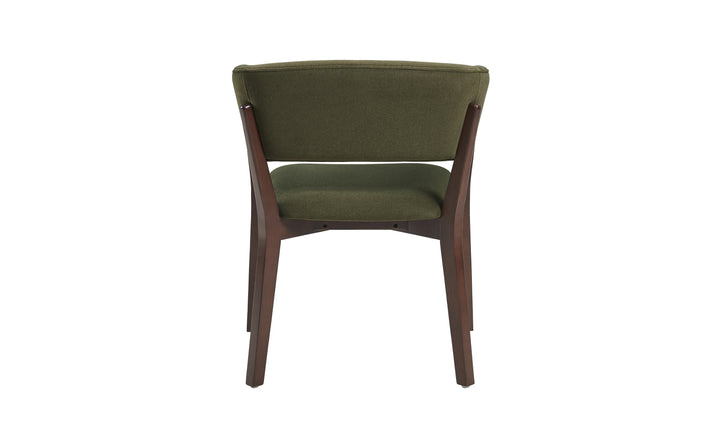 Manhattan Comfort Blake Faux Fabric Mohair Wood Base Armchair