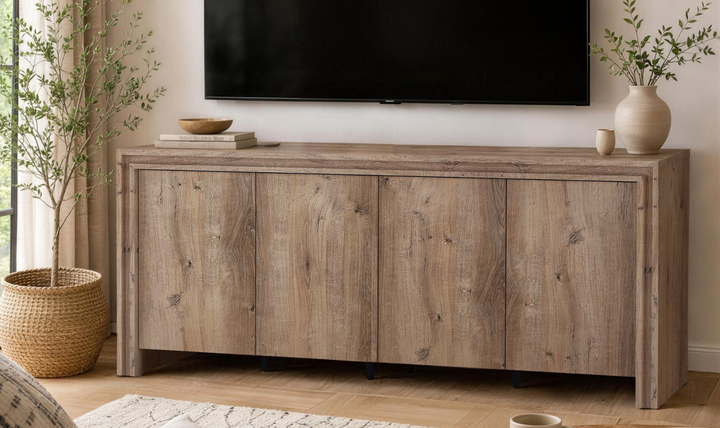 Manhattan Comfort Corin Wooden Sideboard With Four Door-Jennifer 