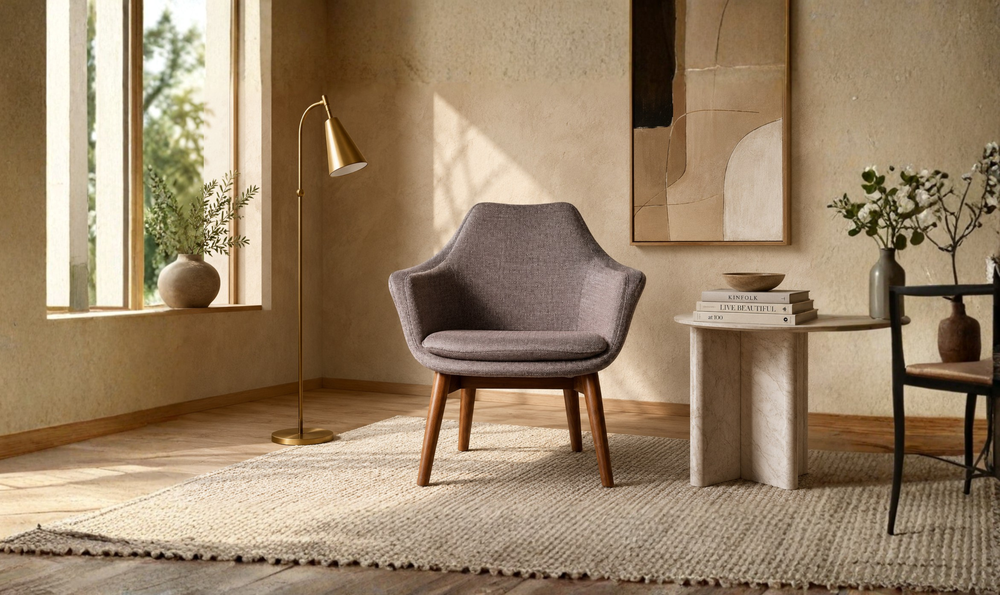 Manhattan Comfort Cronkite Faux Leather Armchair-Jennifer Furniture