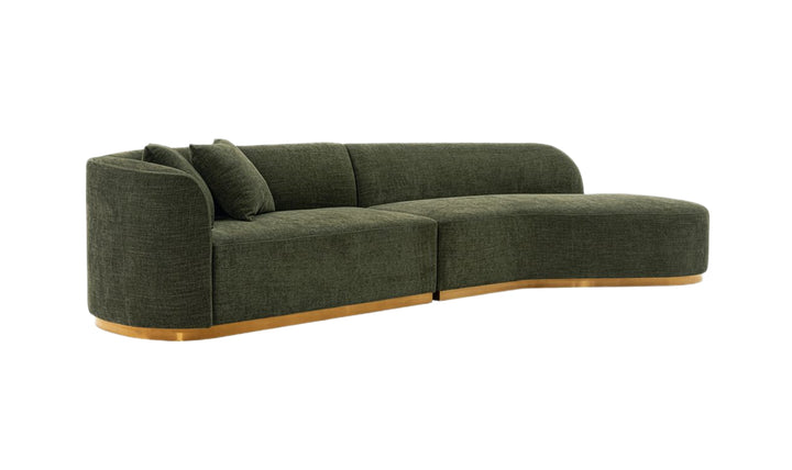 Manhattan Comfort Daria Chenille Upholstered Sectional Sofa-JenniferFurniture