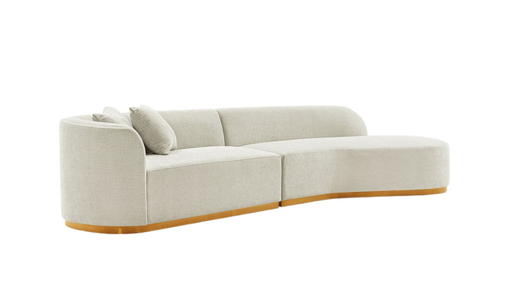 Manhattan Comfort Daria Chenille Upholstered Sectional Sofa-JenniferFurniture