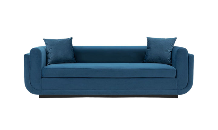 Manhattan Comfort Edmonda Velvet Upholstered Sofa-JenniferFurniture