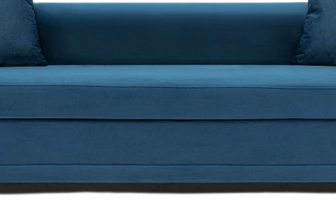 Manhattan Comfort Edmonda Velvet Upholstered Sofa-JenniferFurniture
